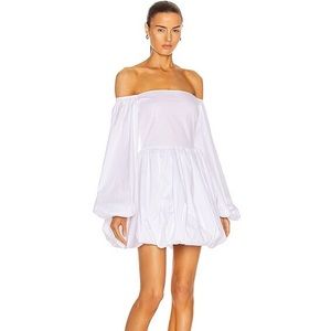 CAROLINE CONSTAS Georgina Off-the-Shoulder Mini Dress